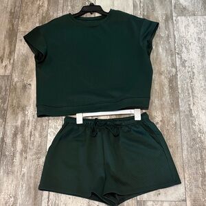 Dark Green Two-Piece set